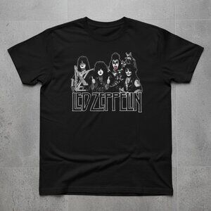 Classic Rock Band Graphic T-Shirt – Vintage Style Music Tee – Black Unisex Shirt